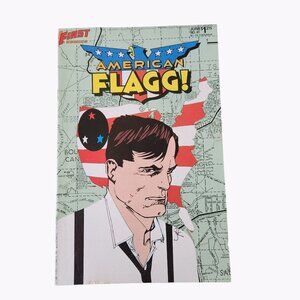 First Comics American Flagg #41 1987 Comic Book Collector Bagged Boarded